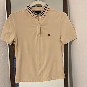 Burberry Cream Polo